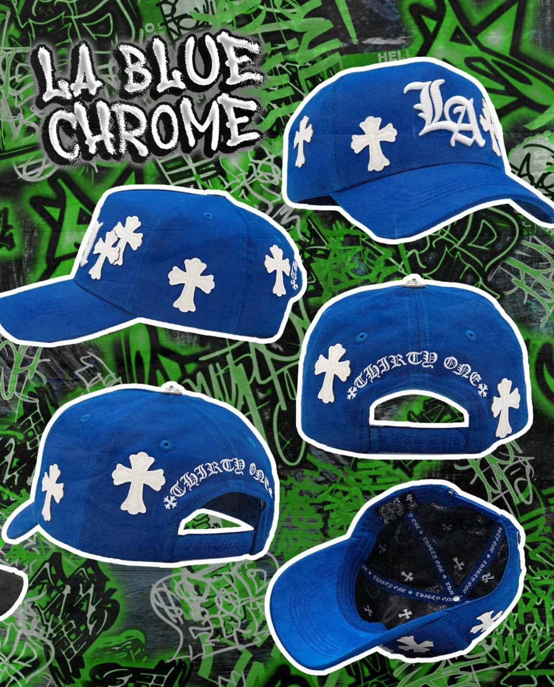 31 Hats LA Blue Chrome image 1
