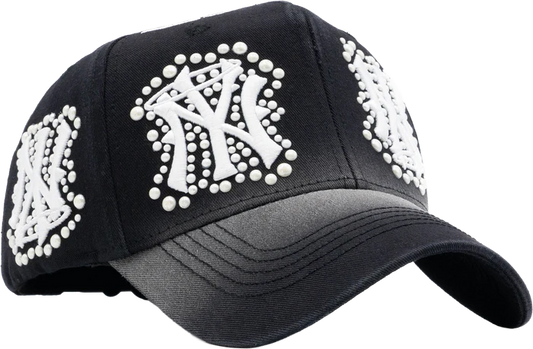 NY PEARLS HAT