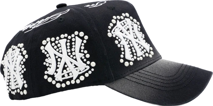 NY PEARLS HAT