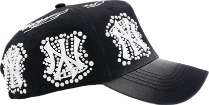 NY PEARLS HAT