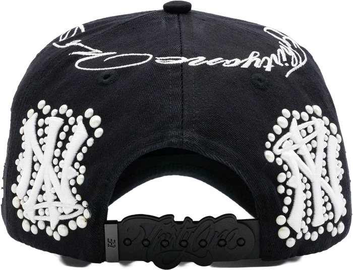 NY PEARLS HAT
