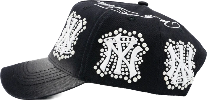 NY PEARLS HAT