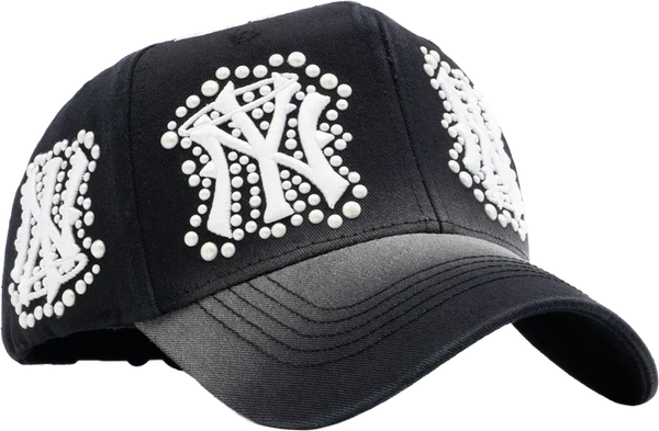 NY PEARLS HAT